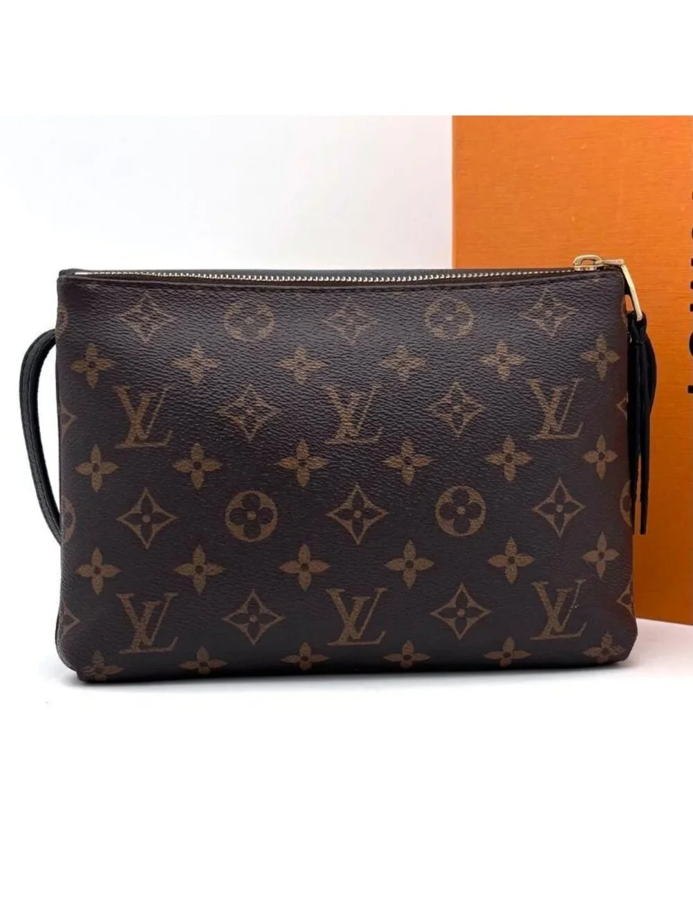 Louis Vuitton Monogram Twice Shoulder Bag Crossbody Gold
